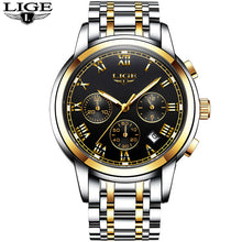 Load image into Gallery viewer, LIGE Mens Watches Fashion Top Brand Luxury Business Automatic Mechanical Watch Men Casual Waterproof Watch Relogio Masculino+Box