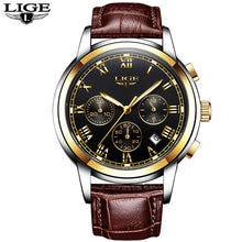 Load image into Gallery viewer, LIGE Mens Watches Fashion Top Brand Luxury Business Automatic Mechanical Watch Men Casual Waterproof Watch Relogio Masculino+Box