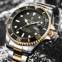 Load image into Gallery viewer, Fashion Brand TEVISE Green Water Ghost Men Stailness steel Automatic Mechanical/Quartz Watch Men Luminous Business Wristwatches