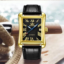 Load image into Gallery viewer, SEWOR Top Brand Luxury Rectangular Men Watches Automatic Mechanical Watch Roman Display Antique Clock Relogio Wrist Watch