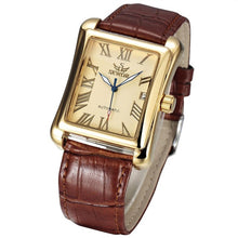Load image into Gallery viewer, SEWOR Top Brand Luxury Rectangular Men Watches Automatic Mechanical Watch Roman Display Antique Clock Relogio Wrist Watch