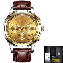 Load image into Gallery viewer, LIGE Watches Men Sports Waterproof Date Analogue Quartz Men's Watches Chronograph Business Watches For Men Relogio Masculino+Box