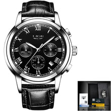 Load image into Gallery viewer, LIGE Watches Men Sports Waterproof Date Analogue Quartz Men's Watches Chronograph Business Watches For Men Relogio Masculino+Box