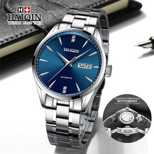 Load image into Gallery viewer, HAIQIN 2020 new mens watches top brand luxury fashion automatic watch men full steel mechanical waterproof clock Reloj hombres