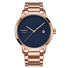 Load image into Gallery viewer, Luxury Top Brand OCHSTIN Mens Mechanical Watch Rose Gold Full Steel Bracelet Dresses Automatic Date Sport Watch horloges mannen