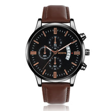 Load image into Gallery viewer, Brand Men Watch Luxury Fashion Calendar Business Watch Casual Leather Strap Quartz Wristwatches Relogio Masculino Hot 2019