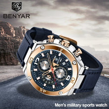 Load image into Gallery viewer, BENYAR 2019 New quartz men's watches Multifunction sport chronograph watch men top luxury brand wrist watch Relogio Masculino