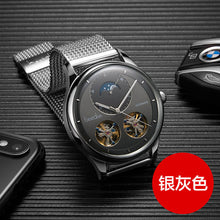 Load image into Gallery viewer, Bestdon Double Tourbillon Men's Watch Fashion Automatic Mechanical Watches Moon Phase Stainless Steel Switzerland Luxury Brand