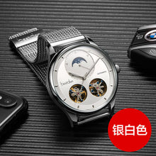 Load image into Gallery viewer, Bestdon Double Tourbillon Men's Watch Fashion Automatic Mechanical Watches Moon Phase Stainless Steel Switzerland Luxury Brand