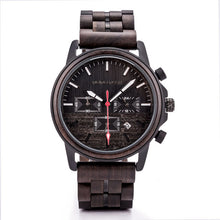 Load image into Gallery viewer, DODO DEER Wood Watch Men Stopwatches Handmade Relogio Masculino Japan Movement Quartz Wristwatch Gift for Male erkek kol saati