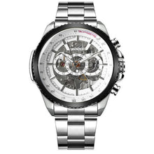 Load image into Gallery viewer, WINNER Official Automatic Watch Men Military Skeleton Mechanical Watches Genuine Leather Strap Luxury Dress Mens Wristwatches
