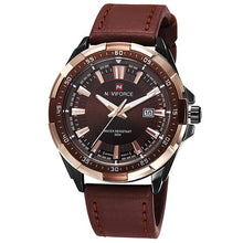 Load image into Gallery viewer, NAVIFORCE Mens Watches Top Luxury Brand Fashion Sport Watches Men Waterproof Quartz Clock Male Army Military Leather Wrist Watch