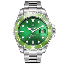 Load image into Gallery viewer, Fashion Brand TEVISE Green Water Ghost Men Stailness steel Automatic Mechanical/Quartz Watch Men Luminous Business Wristwatches