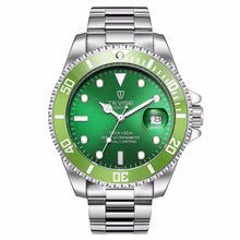 Load image into Gallery viewer, Fashion Brand TEVISE Green Water Ghost Men Stailness steel Automatic Mechanical/Quartz Watch Men Luminous Business Wristwatches