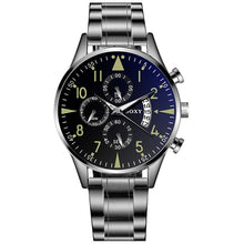 Load image into Gallery viewer, Quartz Wristwatch Luminous SOXY Men's Watches Classic Calendar Mens Business Steel Watch relogio masculino Popular saati hours