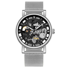 Load image into Gallery viewer, Fashion Brand WINNER Men Mechanical Watch Men Stainless steel Skeleton Hand wind WristwatchRelogio Masculino