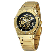 Load image into Gallery viewer, FORSINING Military Sports Auto Mechanical Watch Men silicone Strap Skeleton Mens Watches Top Brand Luxury HIP HOP Punk Clock