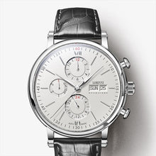 Load image into Gallery viewer, Switzerland LOBINNI Men Watches Luxury Brand Perpetual Calender Auto Mechanical Men's Clock Sapphire Leather relogio L15008-6