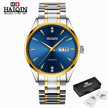 Load image into Gallery viewer, HAIQIN 2020 new mens watches top brand luxury fashion automatic watch men full steel mechanical waterproof clock Reloj hombres