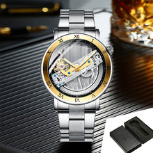 Load image into Gallery viewer, FORSINING Men's Mechanical Watch Men Luxury Skeleton Automatic Watch Self-Wind Clock Sport Wrist Watch Business Wristwatch