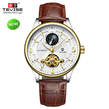 Load image into Gallery viewer, TEVISE Brand Waterproof Automatic Mechanical Men Watch Luminous Stainless Steel Band Self-Wind Wristwatch Sports Casual Watch