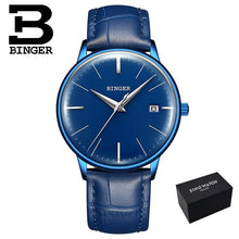 Load image into Gallery viewer, Seiko Automatic Movement BINGER Top Brand Luxury Men Mechanical Watch relogio masculino Stainless Steel Strap With Gray Mirror