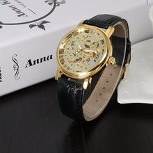 Load image into Gallery viewer, WINNER luxury brand Watches men Mechanical leather strap male top watches mens clock Waterproof men Wristwatch relogio masculino
