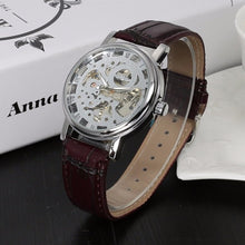 Load image into Gallery viewer, WINNER luxury brand Watches men Mechanical leather strap male top watches mens clock Waterproof men Wristwatch relogio masculino
