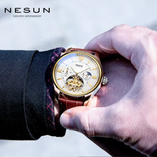 Load image into Gallery viewer, Nesun Original Luxury Brand Men Tourbillon Automatic Mechanical Watch Fashion Sports Leather Watch Switzerland Relogio Masculino
