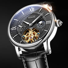 Load image into Gallery viewer, Nesun Original Luxury Brand Men Tourbillon Automatic Mechanical Watch Fashion Sports Leather Watch Switzerland Relogio Masculino
