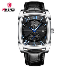 Load image into Gallery viewer, Benyar Square Men Watch Business Waterproof Quartz Leather Wrist Watch Men Clock Male Relogio Masculino hodinky erkek kol saati
