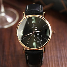Load image into Gallery viewer, 2019 Yazole Watch Fashion Student Leisure Men Watches Business Men Luminous Roman Designer Watch Relogio Masculino Quartz-watch
