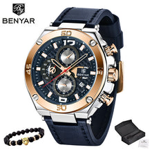 Load image into Gallery viewer, BENYAR 2019 New quartz men's watches Multifunction sport chronograph watch men top luxury brand wrist watch Relogio Masculino
