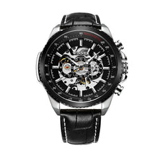 Load image into Gallery viewer, WINNER Official Automatic Watch Men Military Skeleton Mechanical Watches Genuine Leather Strap Luxury Dress Mens Wristwatches
