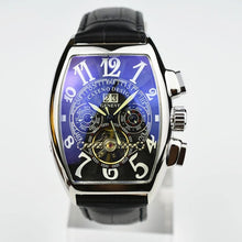 Load image into Gallery viewer, CASENO Tourbillon Automatic Mechanical Chronograph Men Leather Watchd Skeleton Mens Watches Brand Luxury Sport Business Clocks

