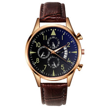 Load image into Gallery viewer, Mens Watch Clock relogio masculino SOXY Men's Watches Classic Gold Calendar Quartz Men Quartz Wristwatch Luminous saati hours
