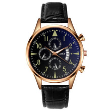 Load image into Gallery viewer, Mens Watch Clock relogio masculino SOXY Men's Watches Classic Gold Calendar Quartz Men Quartz Wristwatch Luminous saati hours
