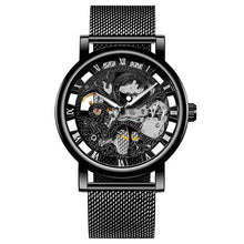 Load image into Gallery viewer, Fashion Brand WINNER Men Mechanical Watch Men Stainless steel Skeleton Hand wind WristwatchRelogio Masculino

