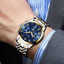 Load image into Gallery viewer, Mens Watches Luxury Brand Roma Num classics Design Men Sports Watches Waterproof Full Steel Quartz Men's Watch Relogio Masculino
