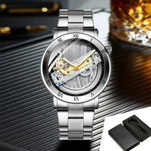 Load image into Gallery viewer, FORSINING Men's Mechanical Watch Men Luxury Skeleton Automatic Watch Self-Wind Clock Sport Wrist Watch Business Wristwatch
